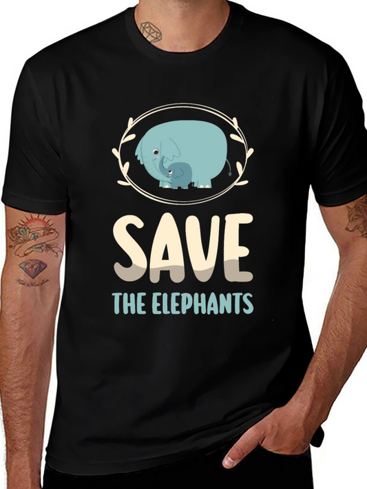 Save the Elephants Graphic T-Shirt