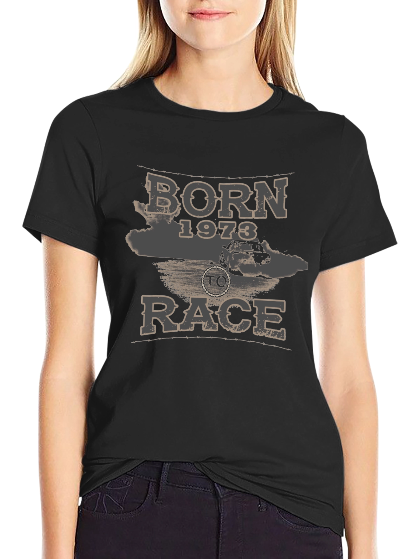 Born 1973 To Race Graphic Tee