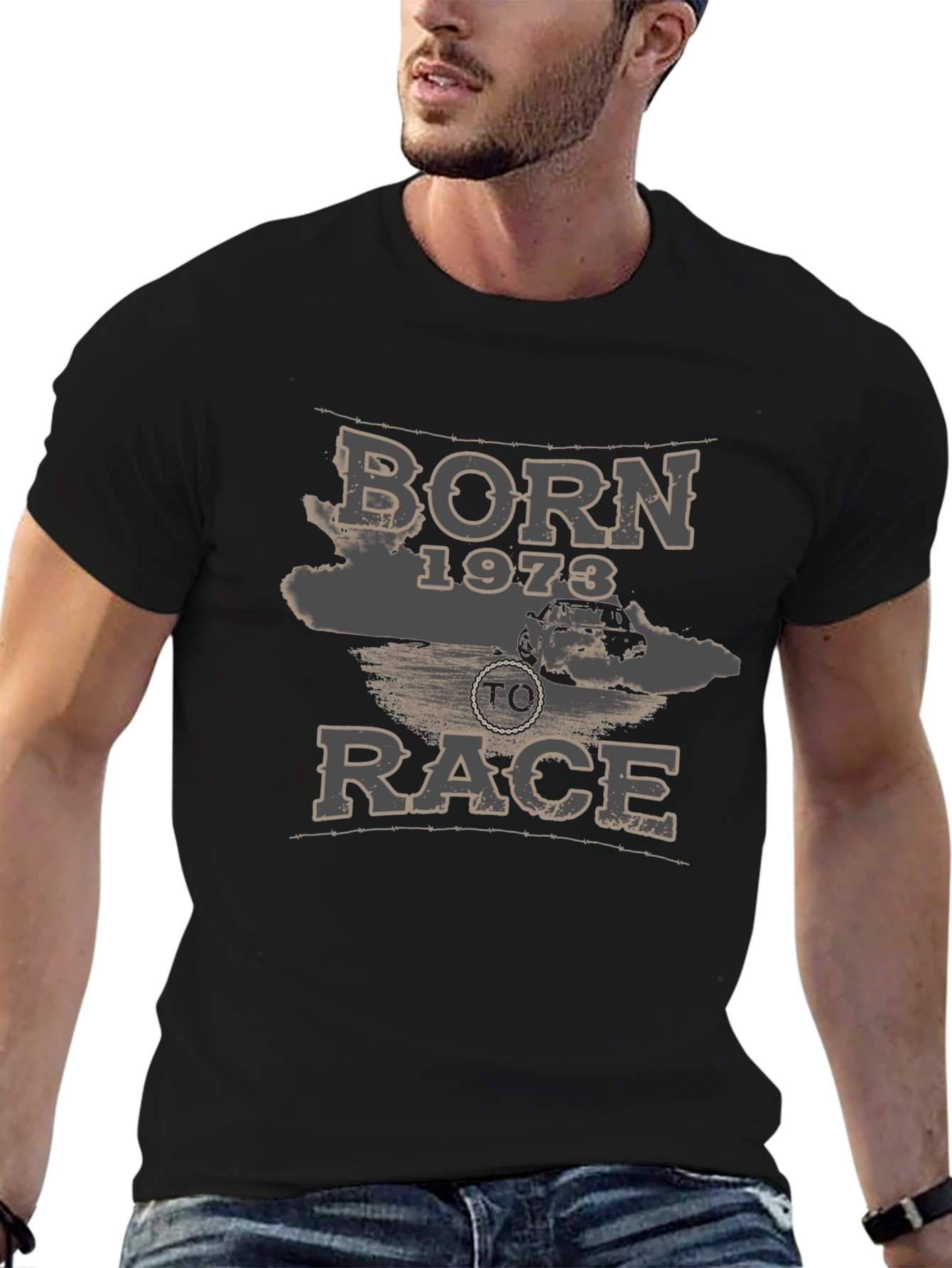 Born 1973 To Race Graphic Tee