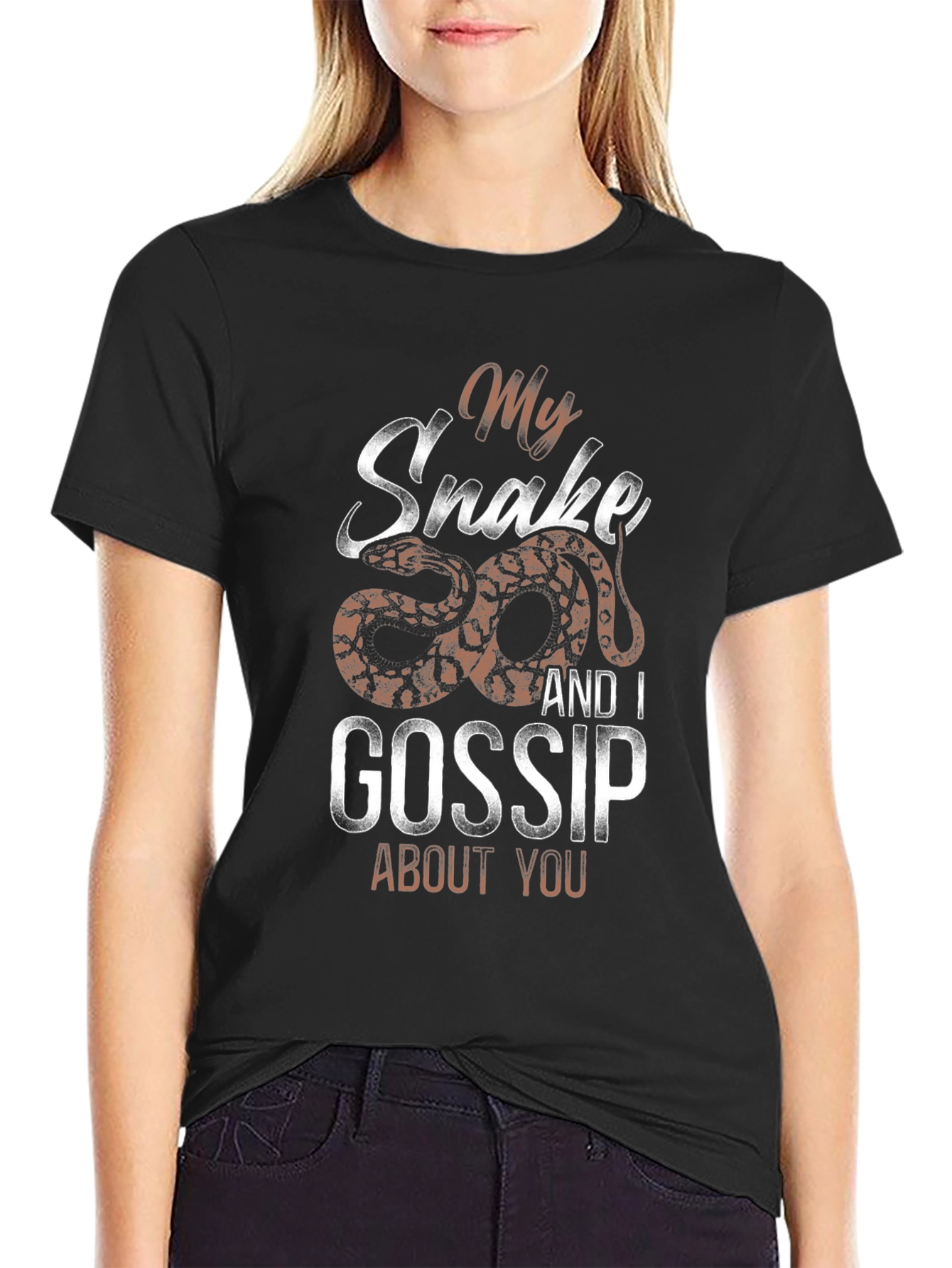 My Snake and I Gossip About You T-Shirt