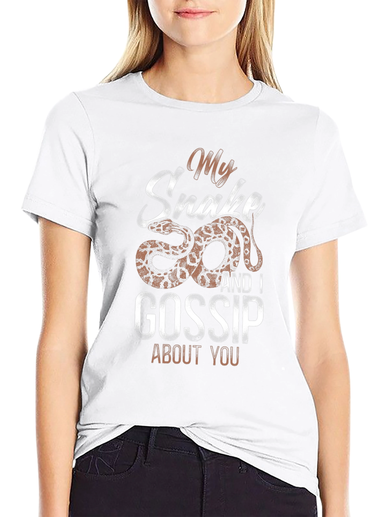 My Snake and I Gossip About You T-Shirt
