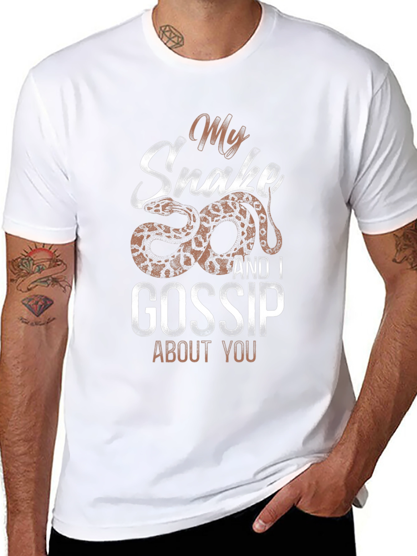 My Snake and I Gossip About You T-Shirt