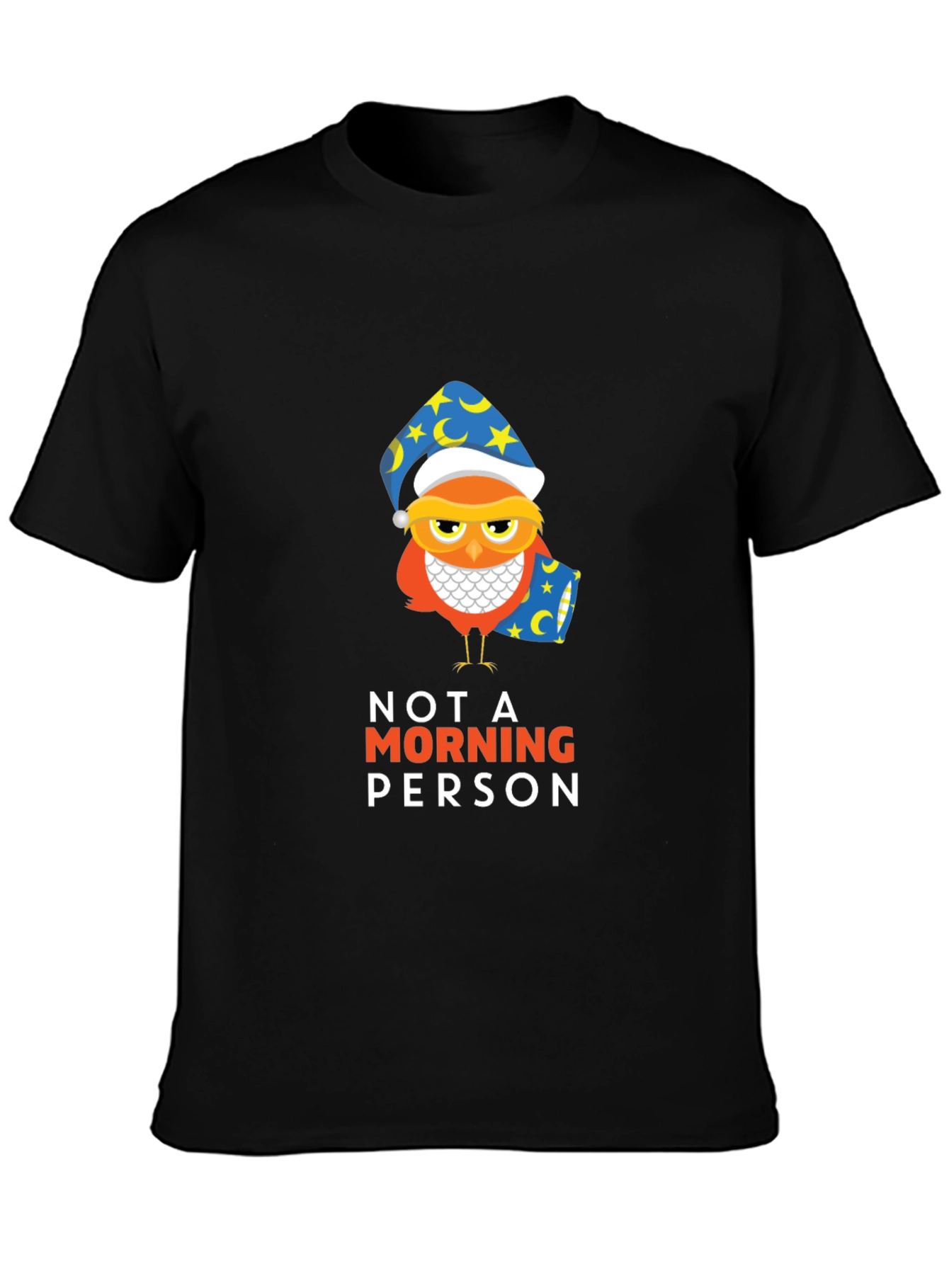 Not A Morning Person Owl T-Shirt