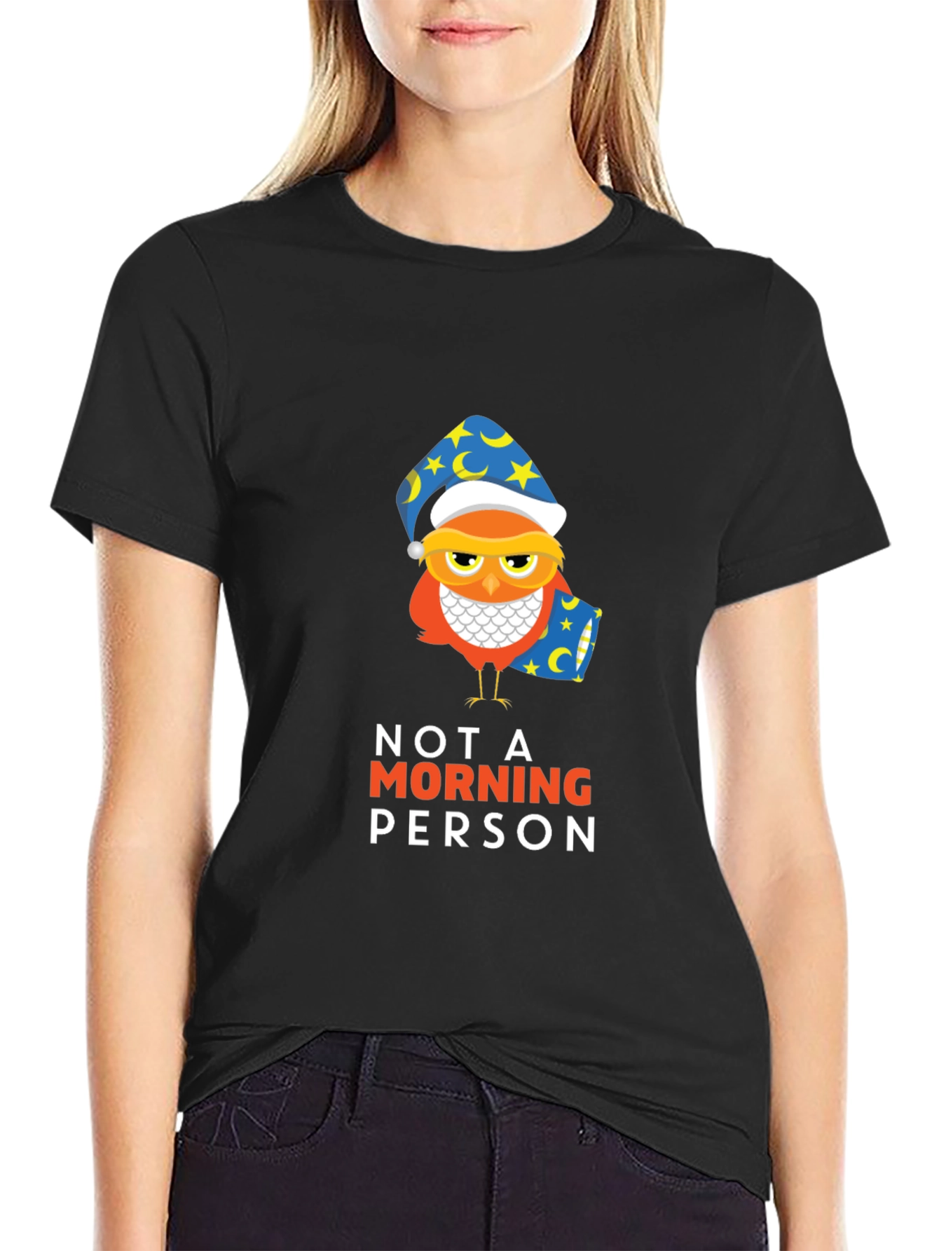 Not A Morning Person Owl T-Shirt