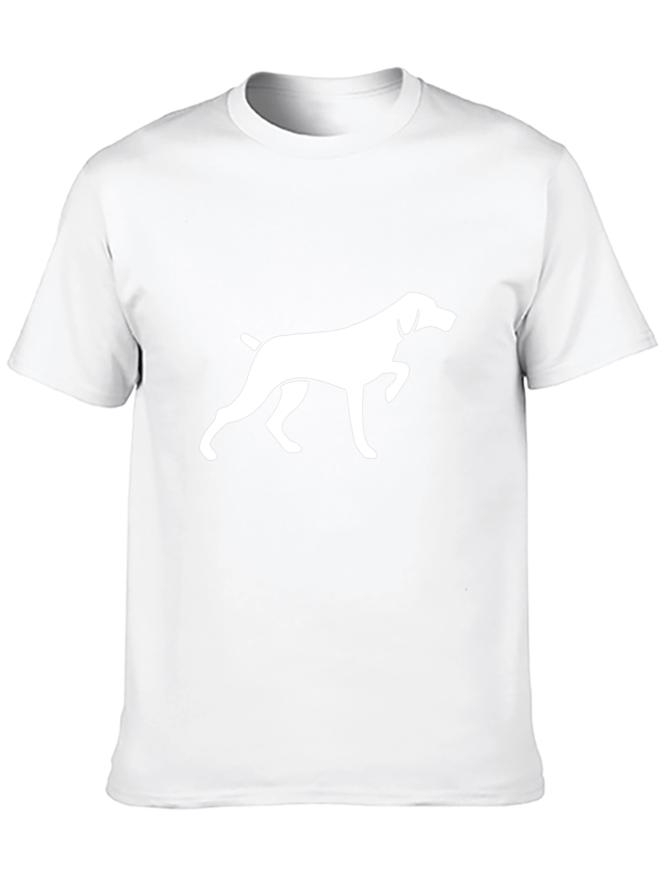 Pointer Dog Graphic Tee - Black Cotton T-Shirt