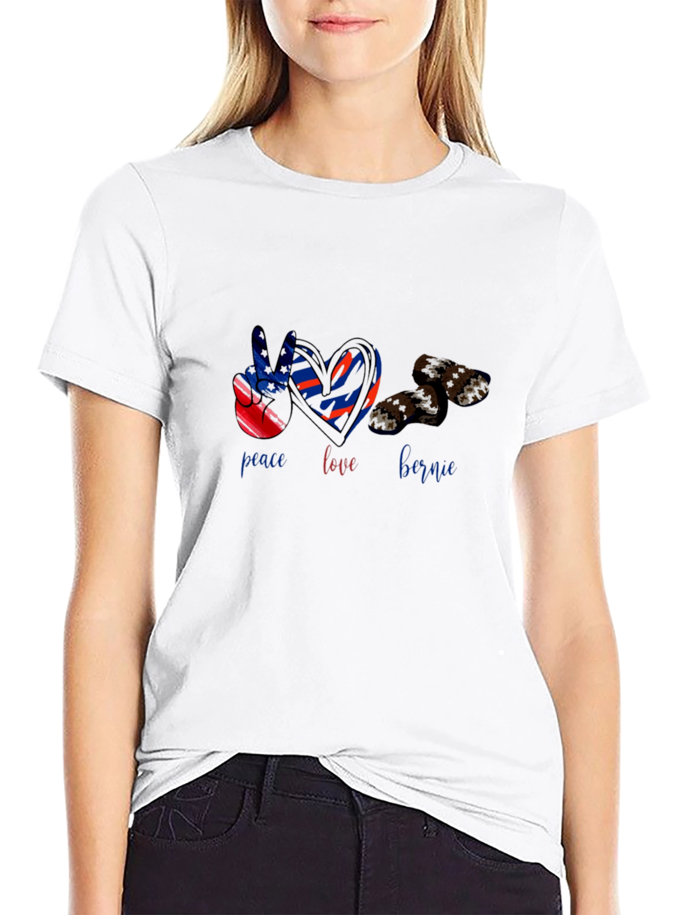 Peace Love Bernie T-Shirt