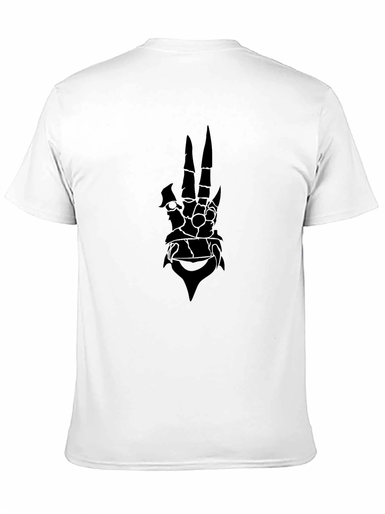Black Graphic Tee - Claw Design