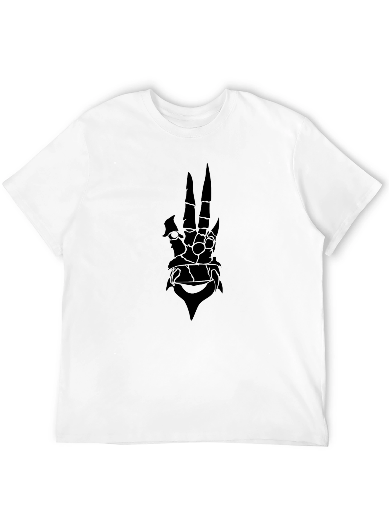 Black Graphic Tee - Claw Design