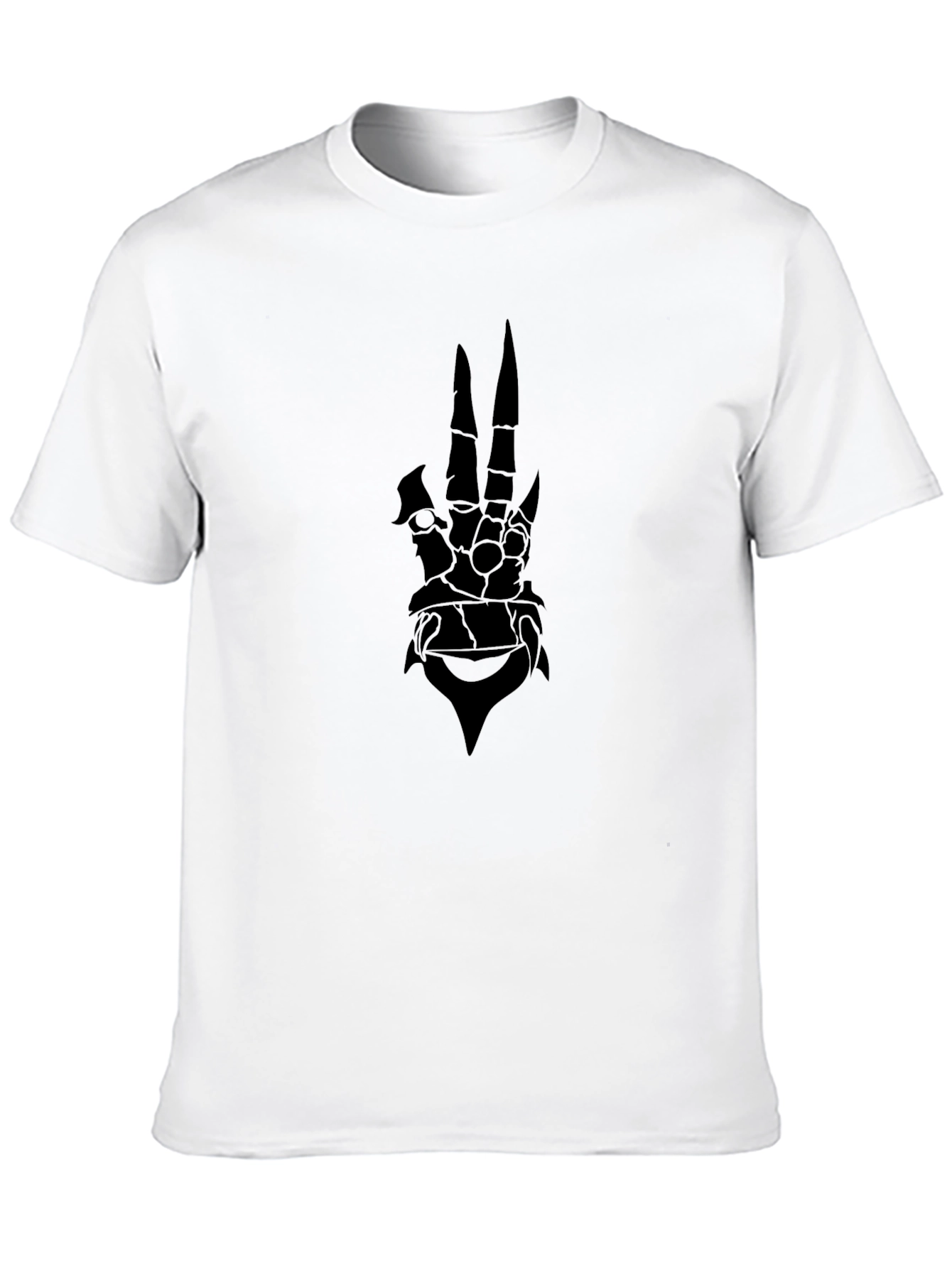 Black Graphic Tee - Claw Design