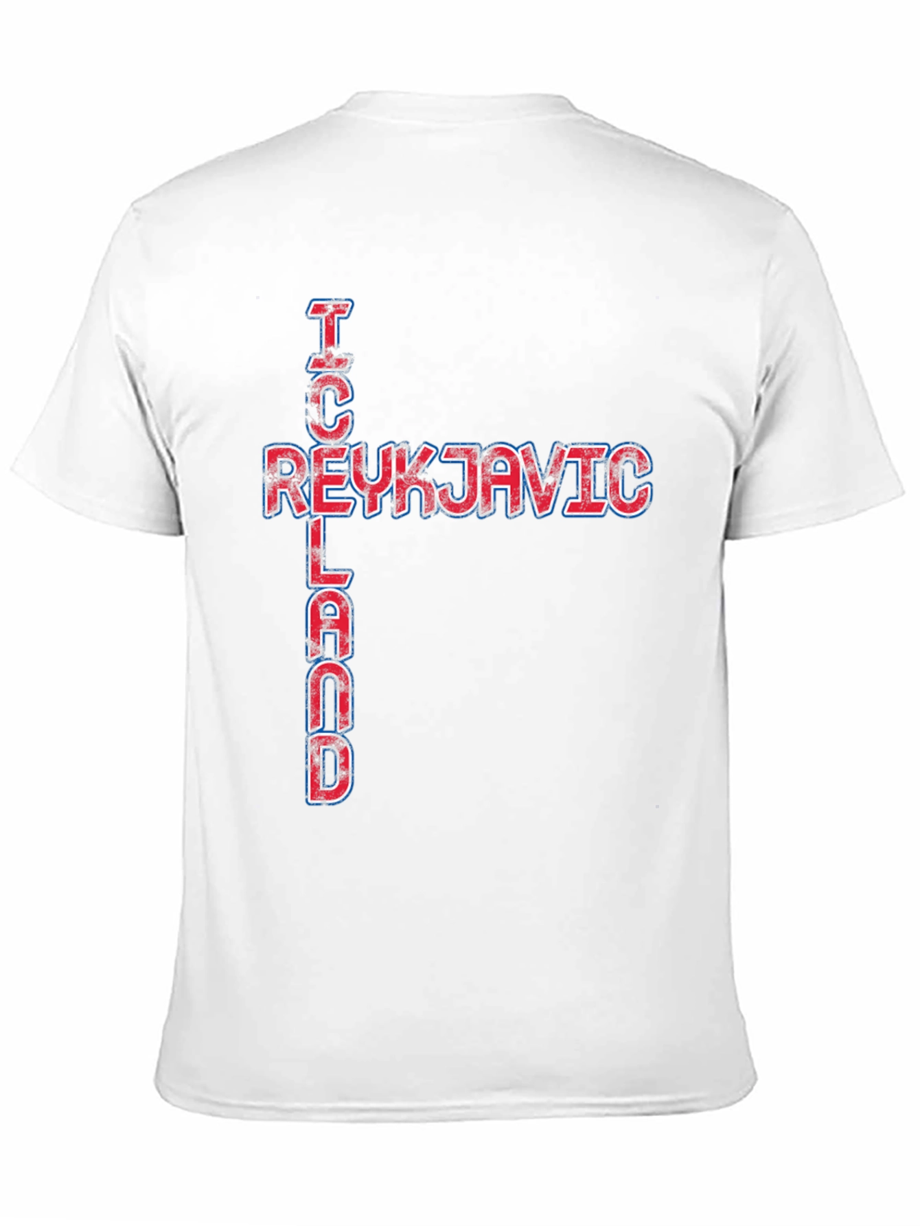 Reykjavik Iceland Graphic Tee - Black Cotton T-Shirt