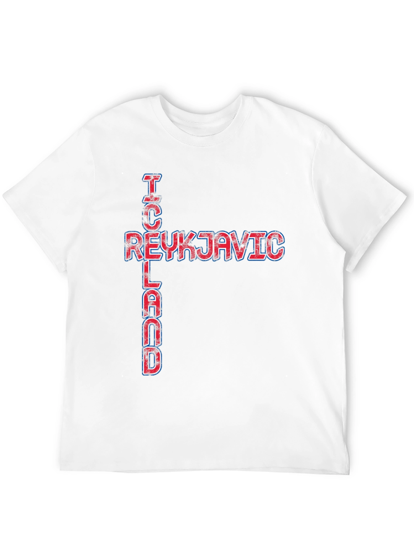 Reykjavik Iceland Graphic Tee - Black Cotton T-Shirt
