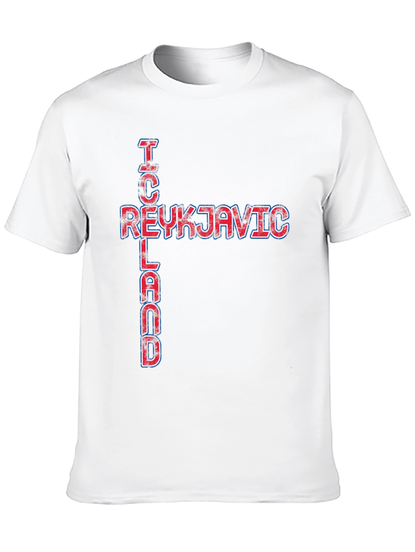 Reykjavik Iceland Graphic Tee - Black Cotton T-Shirt