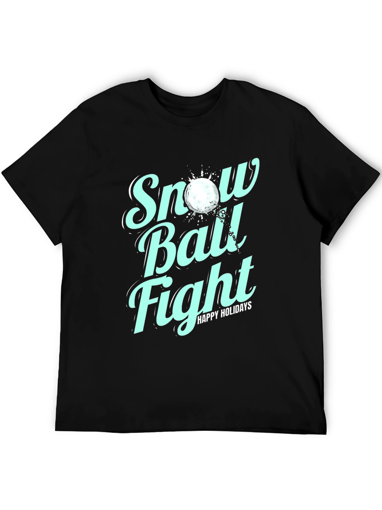 Snow Ball Fight Holiday T-Shirt
