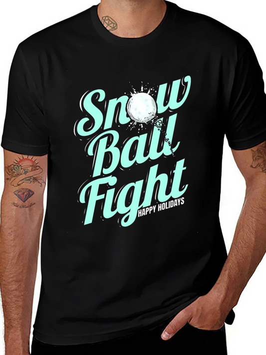 Snow Ball Fight Holiday T-Shirt