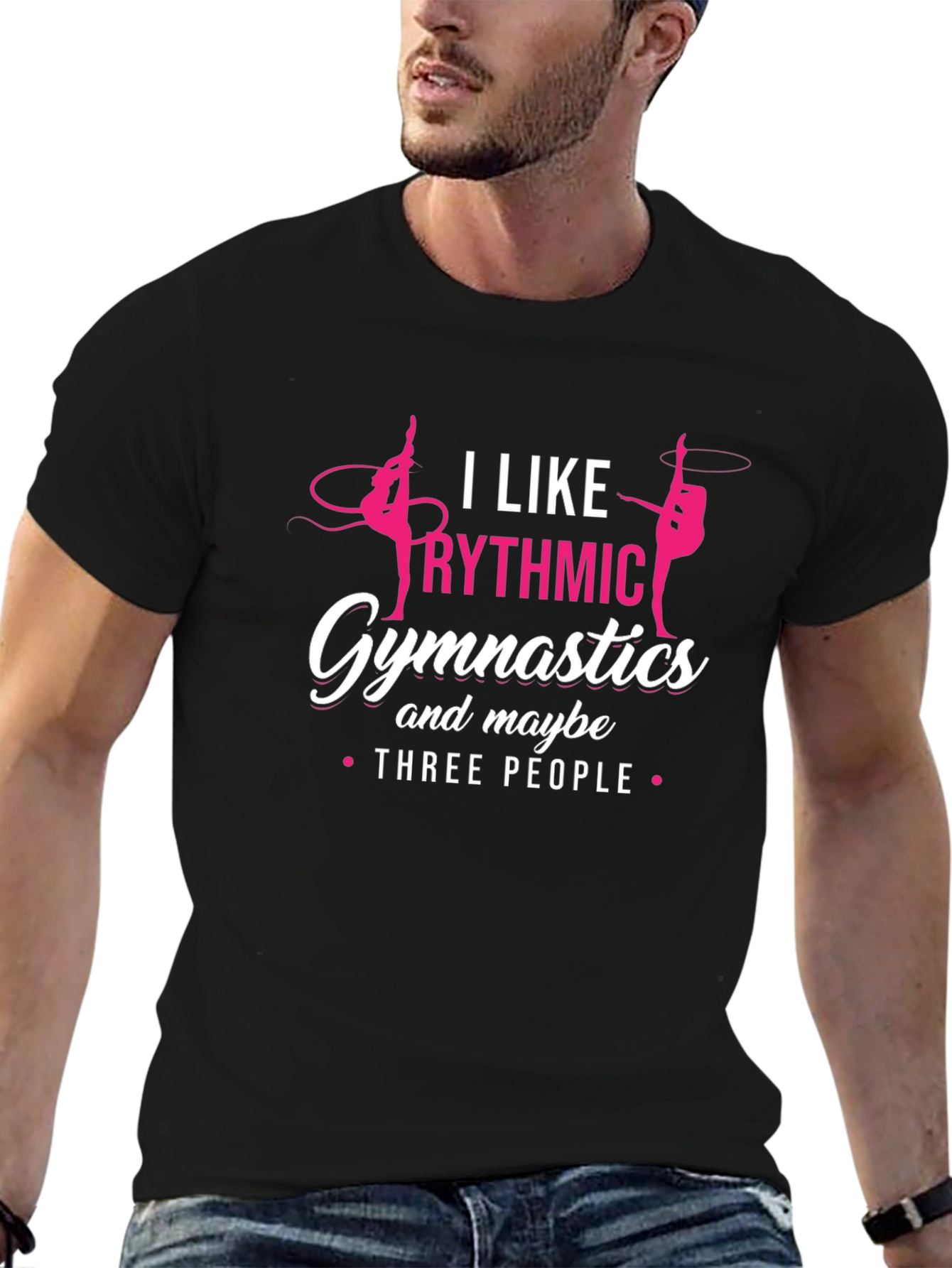 Rhythmic Gymnastics Graphic Tee - I Like Gymnastics T-Shirt