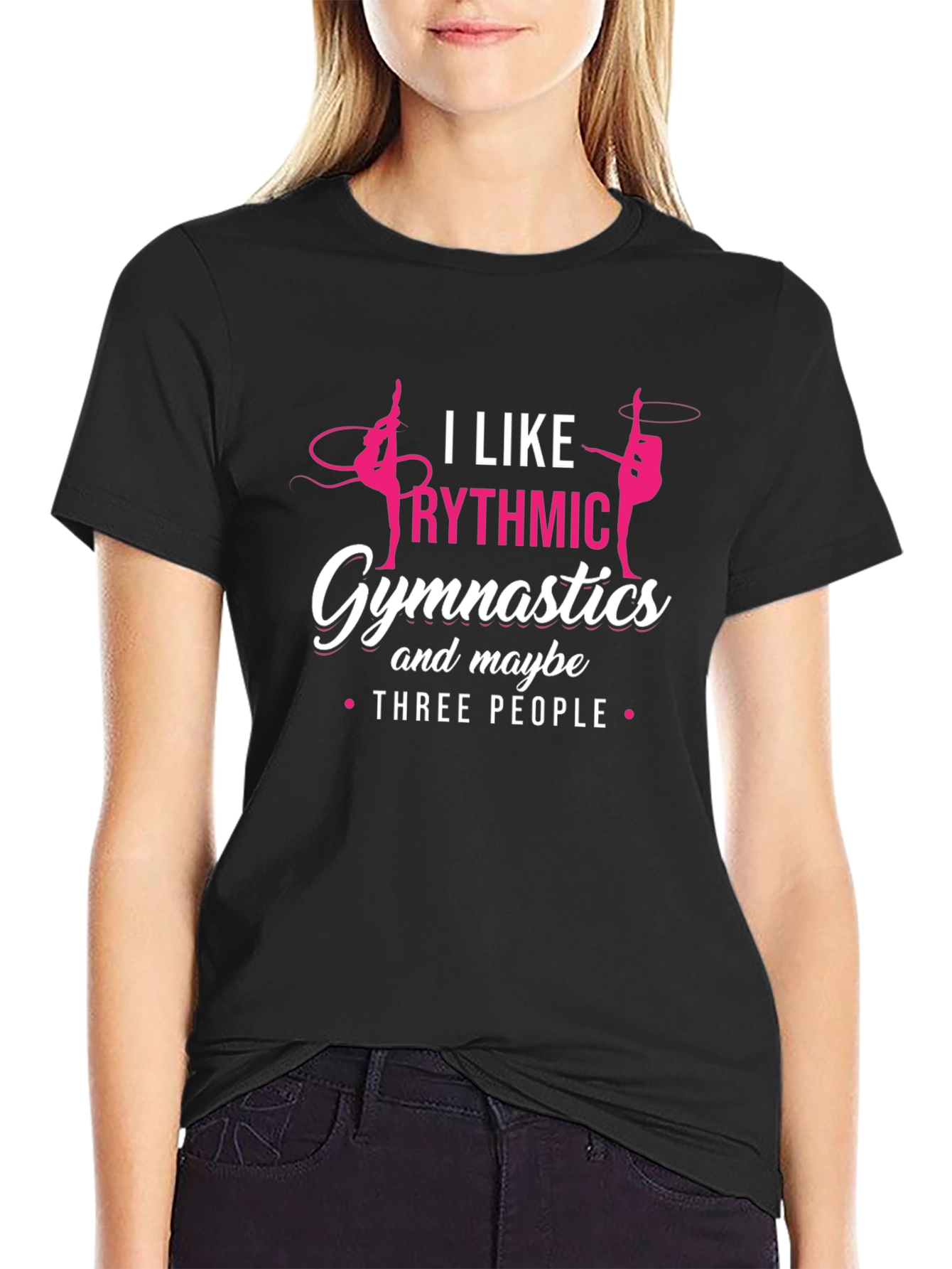 Rhythmic Gymnastics Graphic Tee - I Like Gymnastics T-Shirt