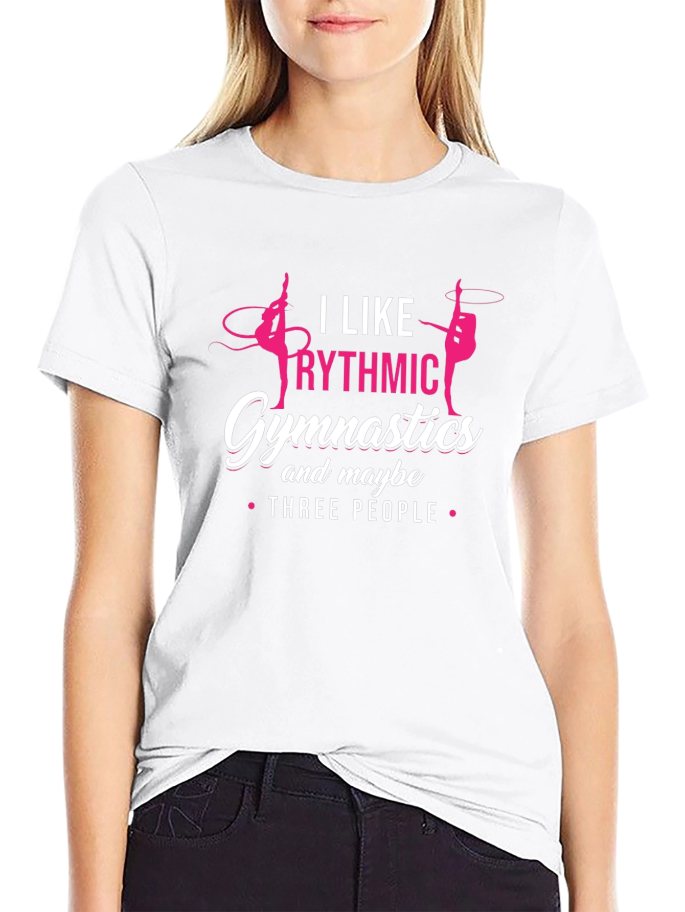 Rhythmic Gymnastics Graphic Tee - I Like Gymnastics T-Shirt