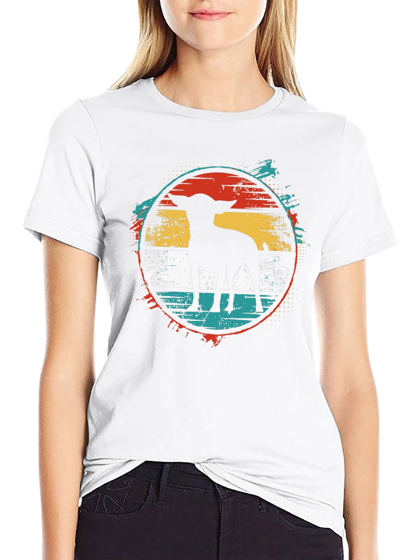 Retro Dog Silhouette Tee