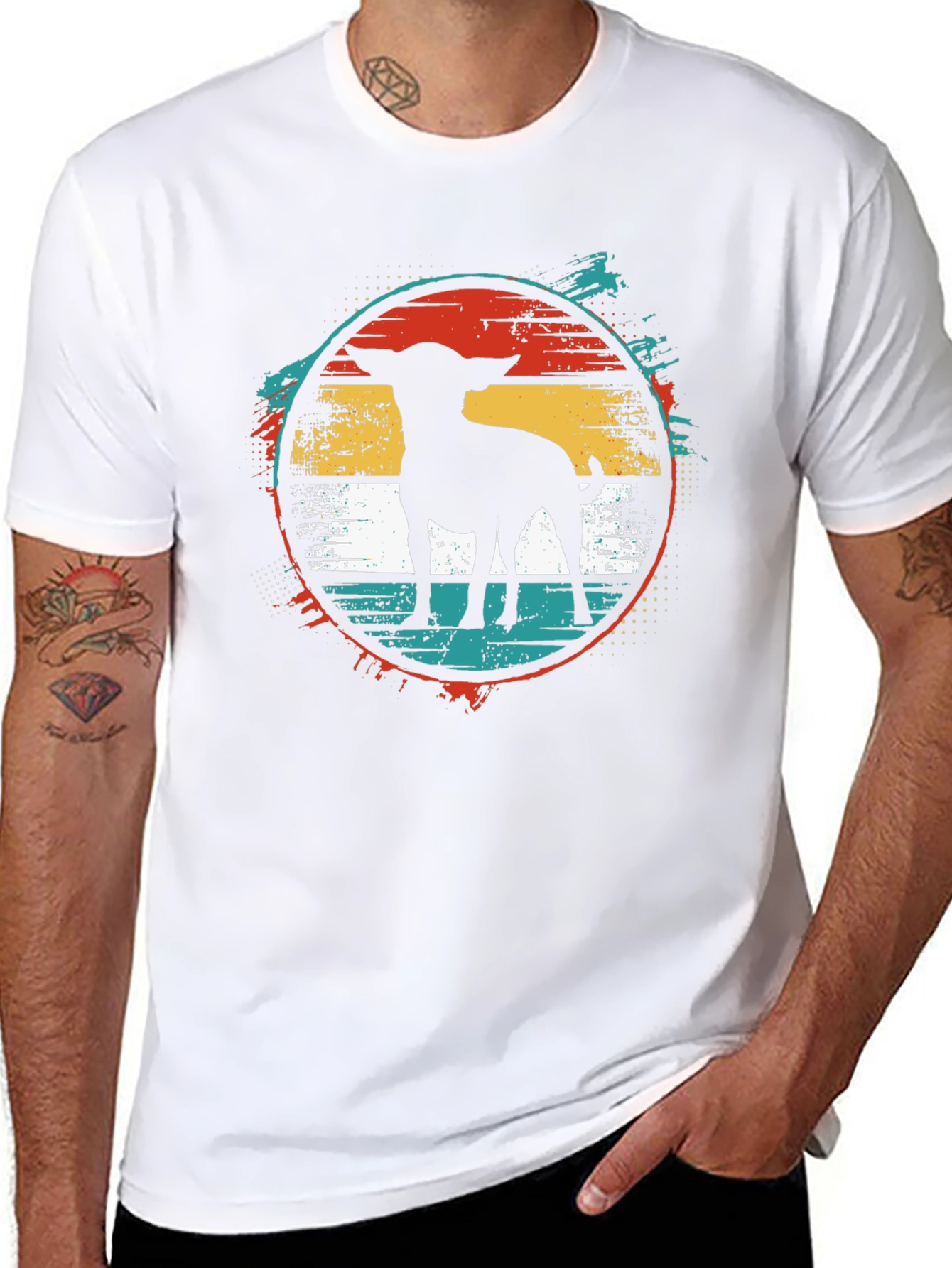 Retro Dog Silhouette Tee