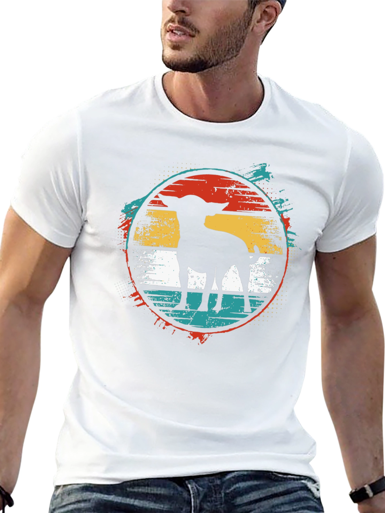 Retro Dog Silhouette Tee