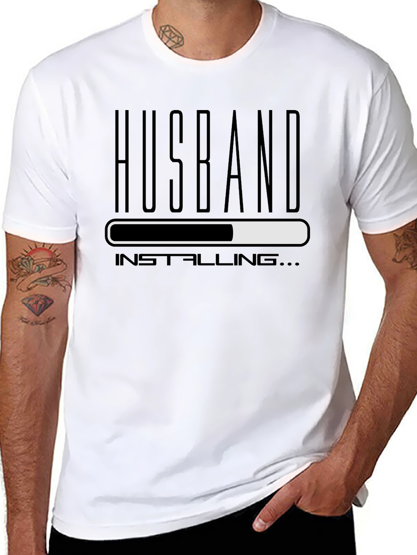 Husband Installing Funny T-Shirt