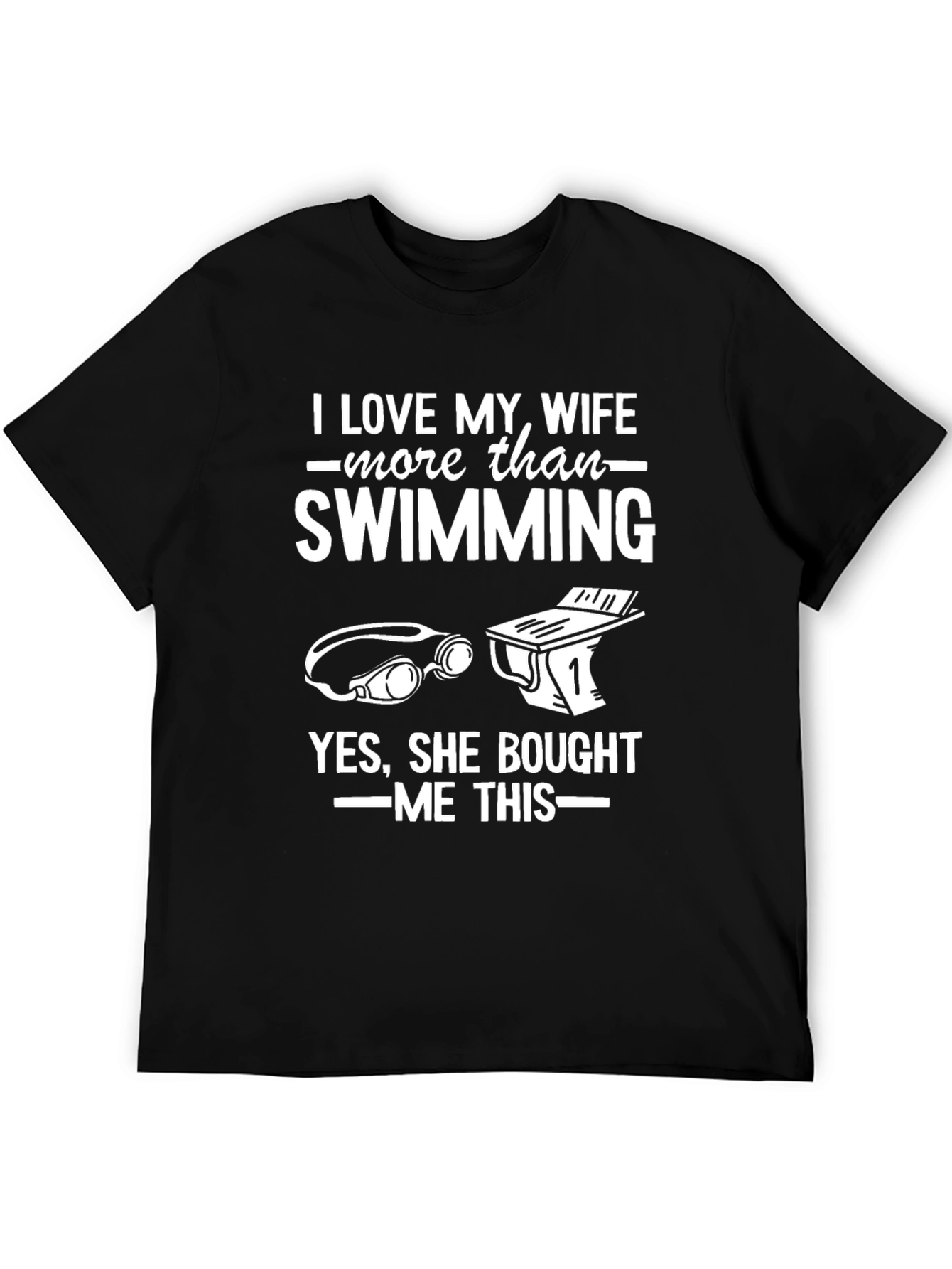 Funny Swimming Wife T-Shirt
