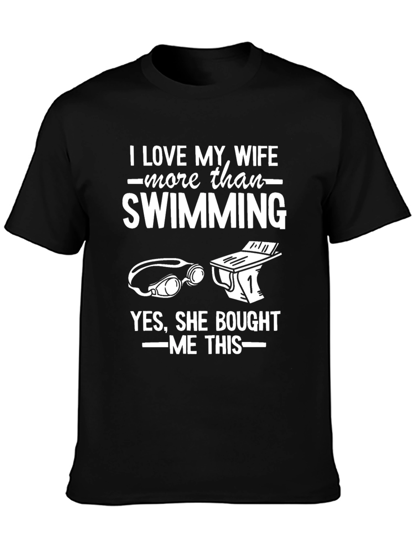 Funny Swimming Wife T-Shirt
