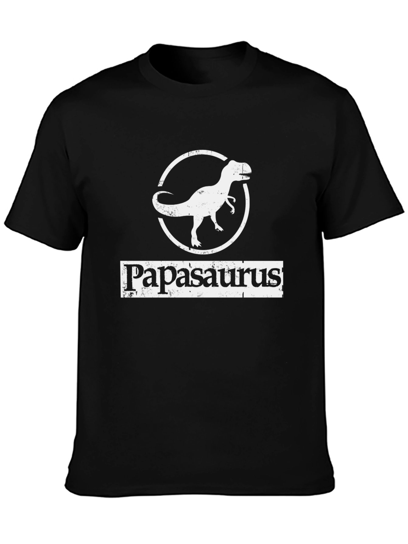 Papasaurus Rex Graphic T-Shirt - Dad Dinosaur Tee