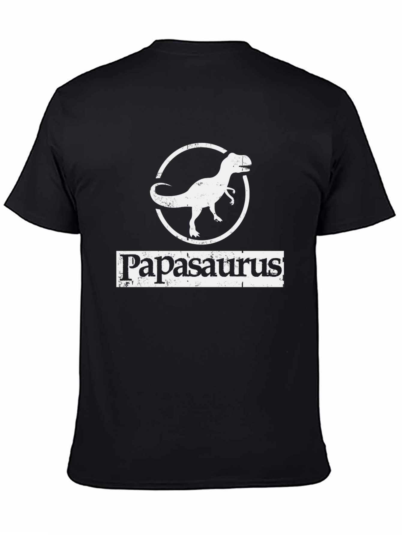 Papasaurus Rex Graphic T-Shirt - Dad Dinosaur Tee