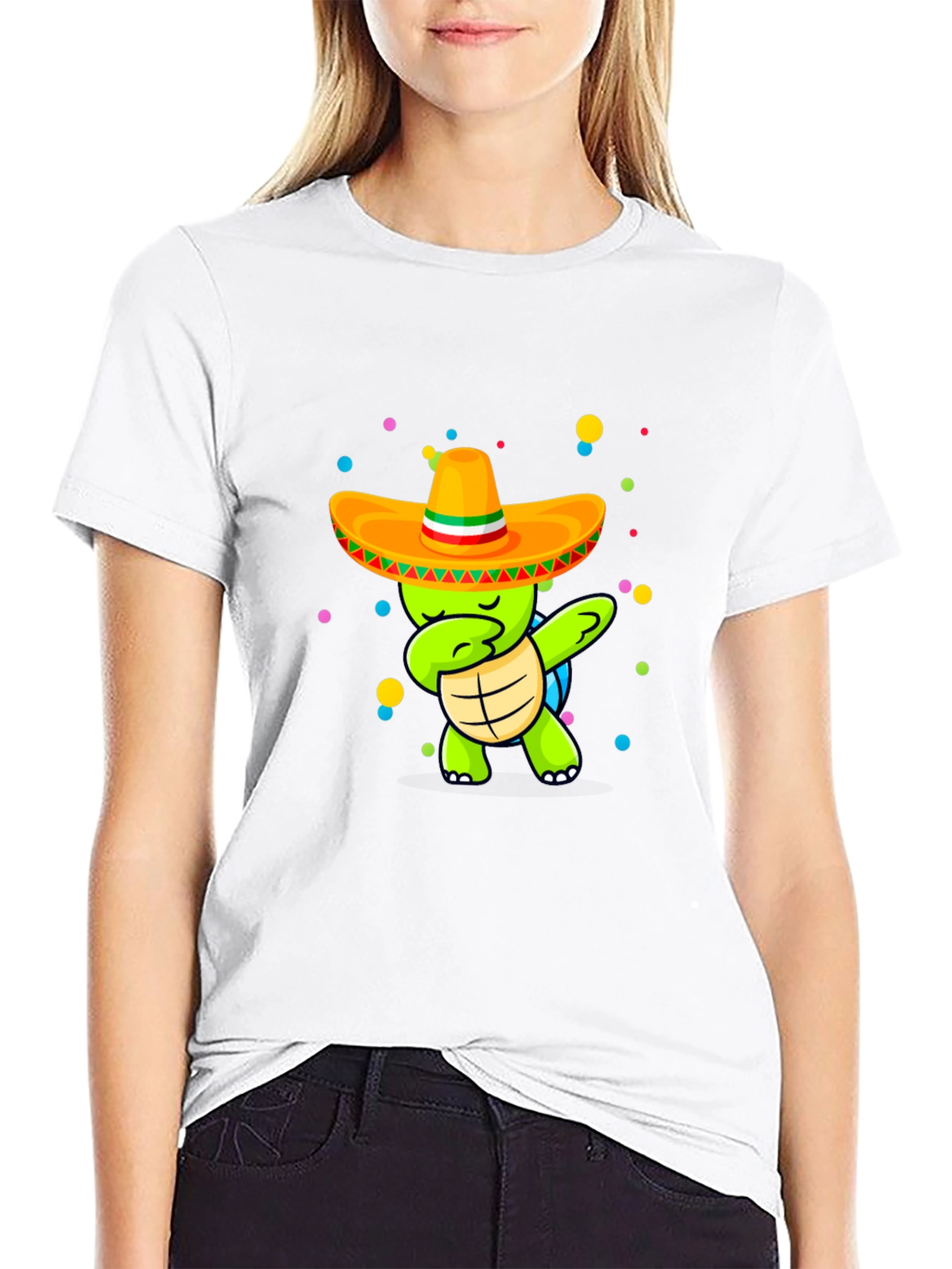 Dabbing Turtle Cinco de Mayo T-Shirt