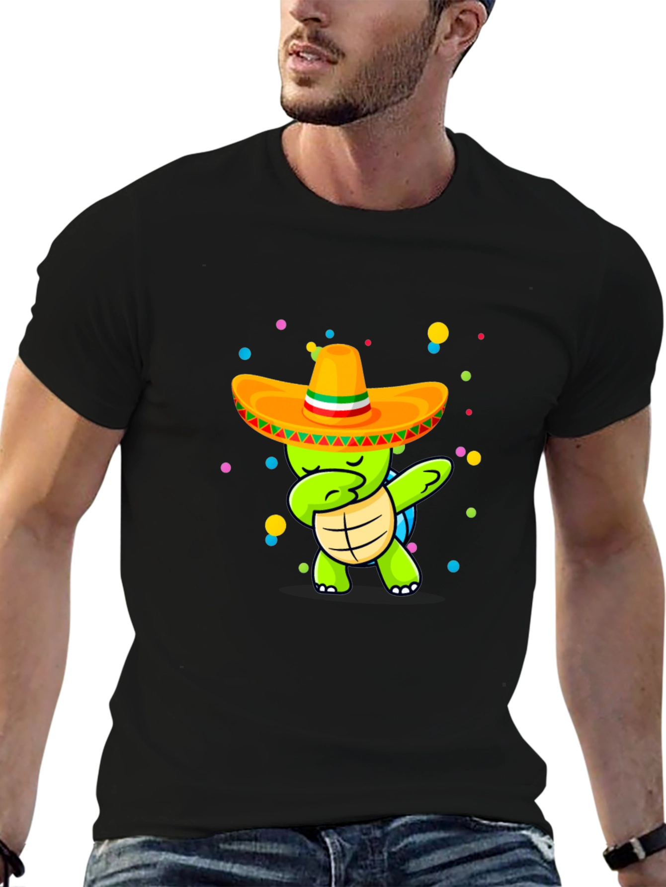 Dabbing Turtle Cinco de Mayo T-Shirt