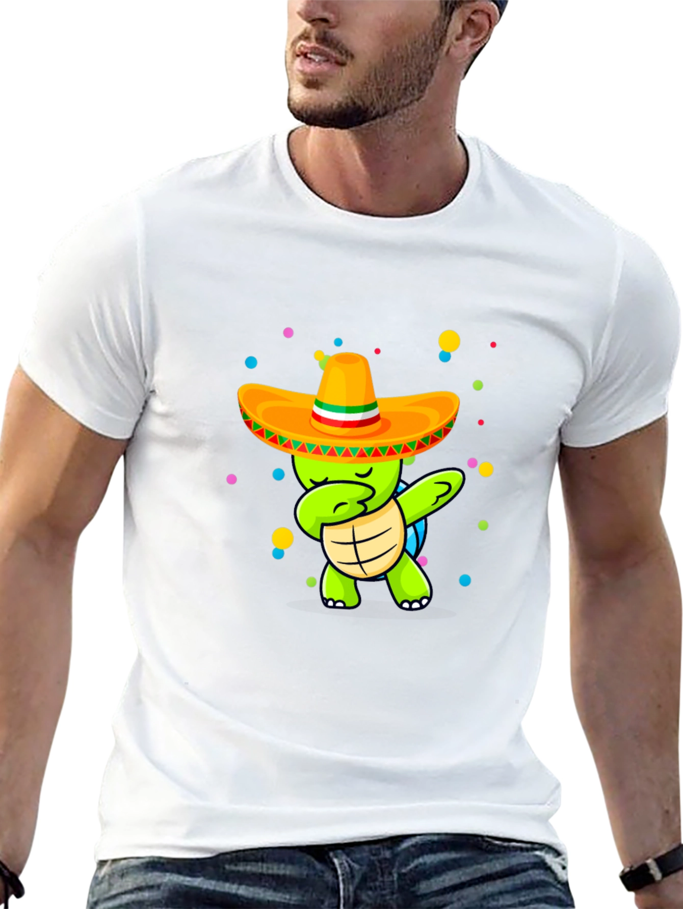 Dabbing Turtle Cinco de Mayo T-Shirt