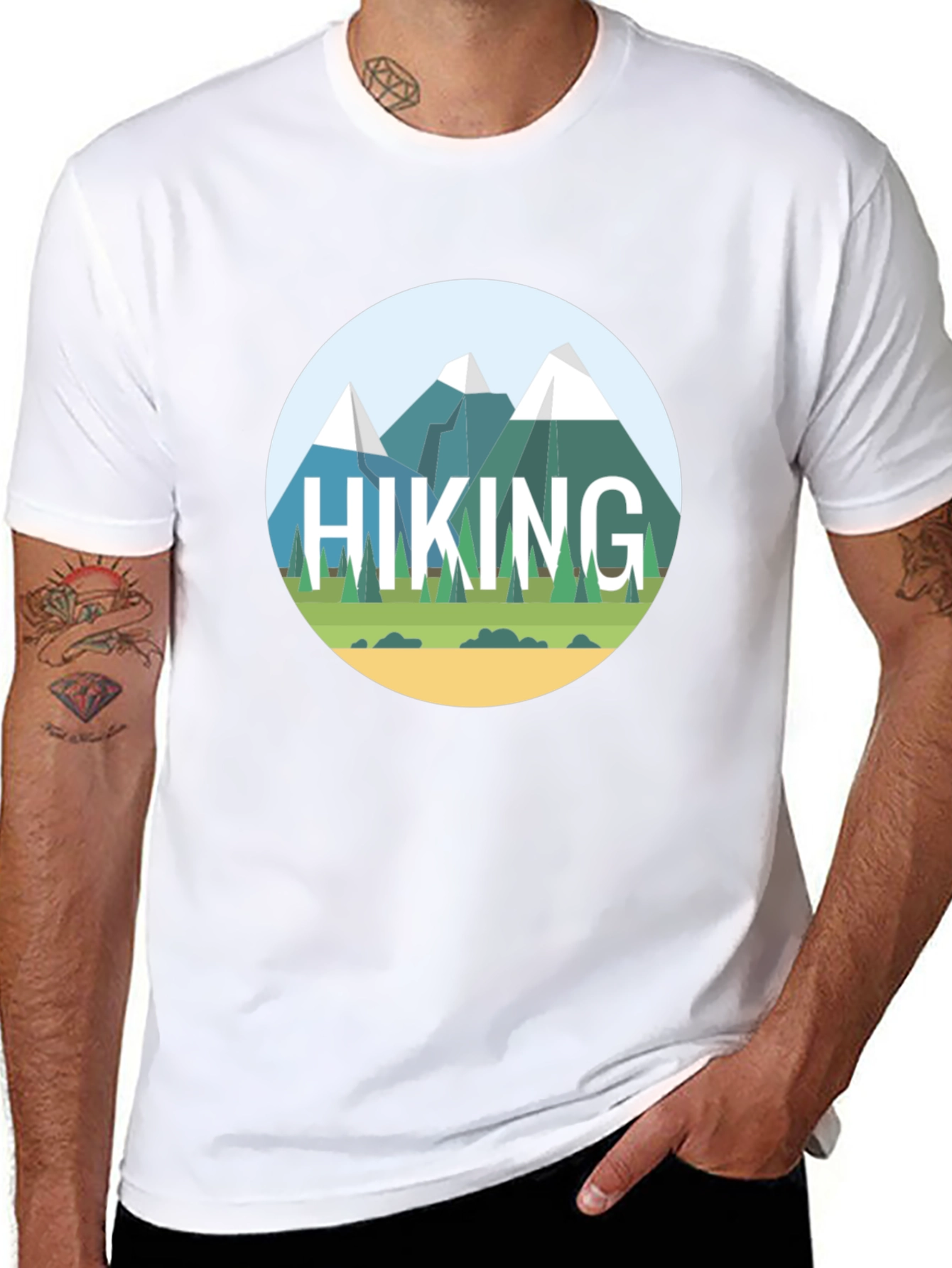 Hiking Adventure T-Shirt - Mountain Graphic Tee