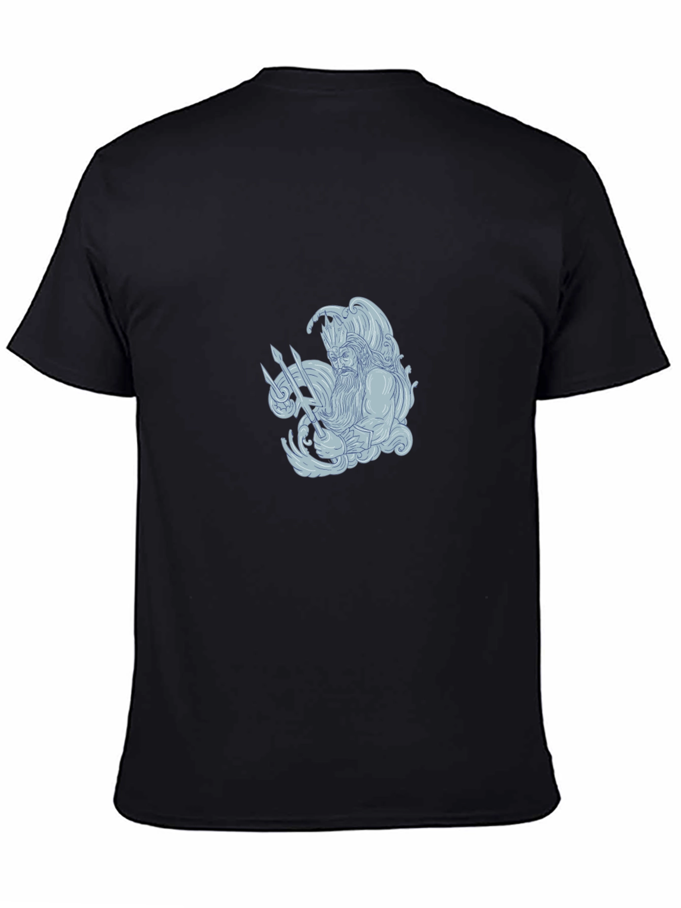 Poseidon Graphic Black Tee