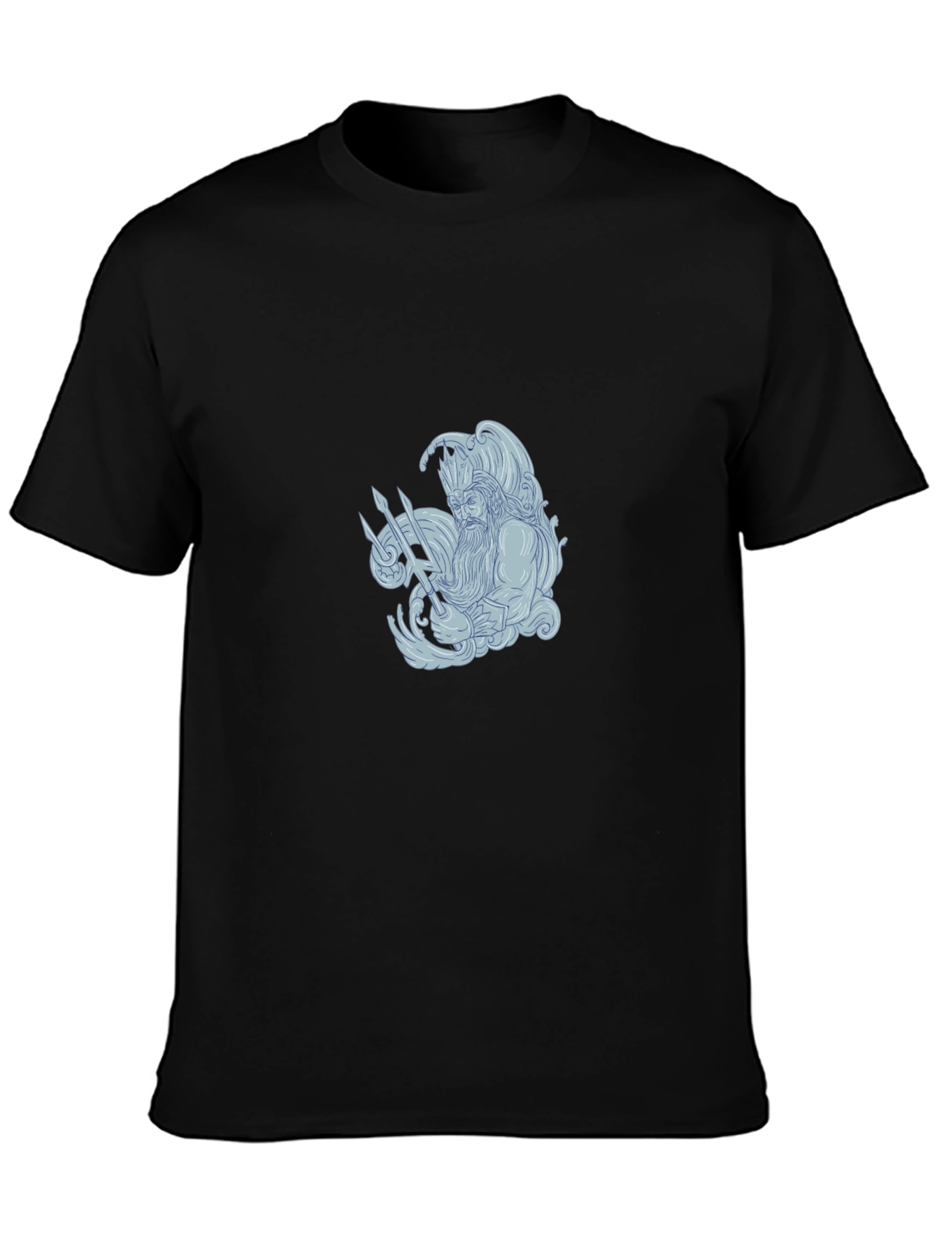 Poseidon Graphic Black Tee