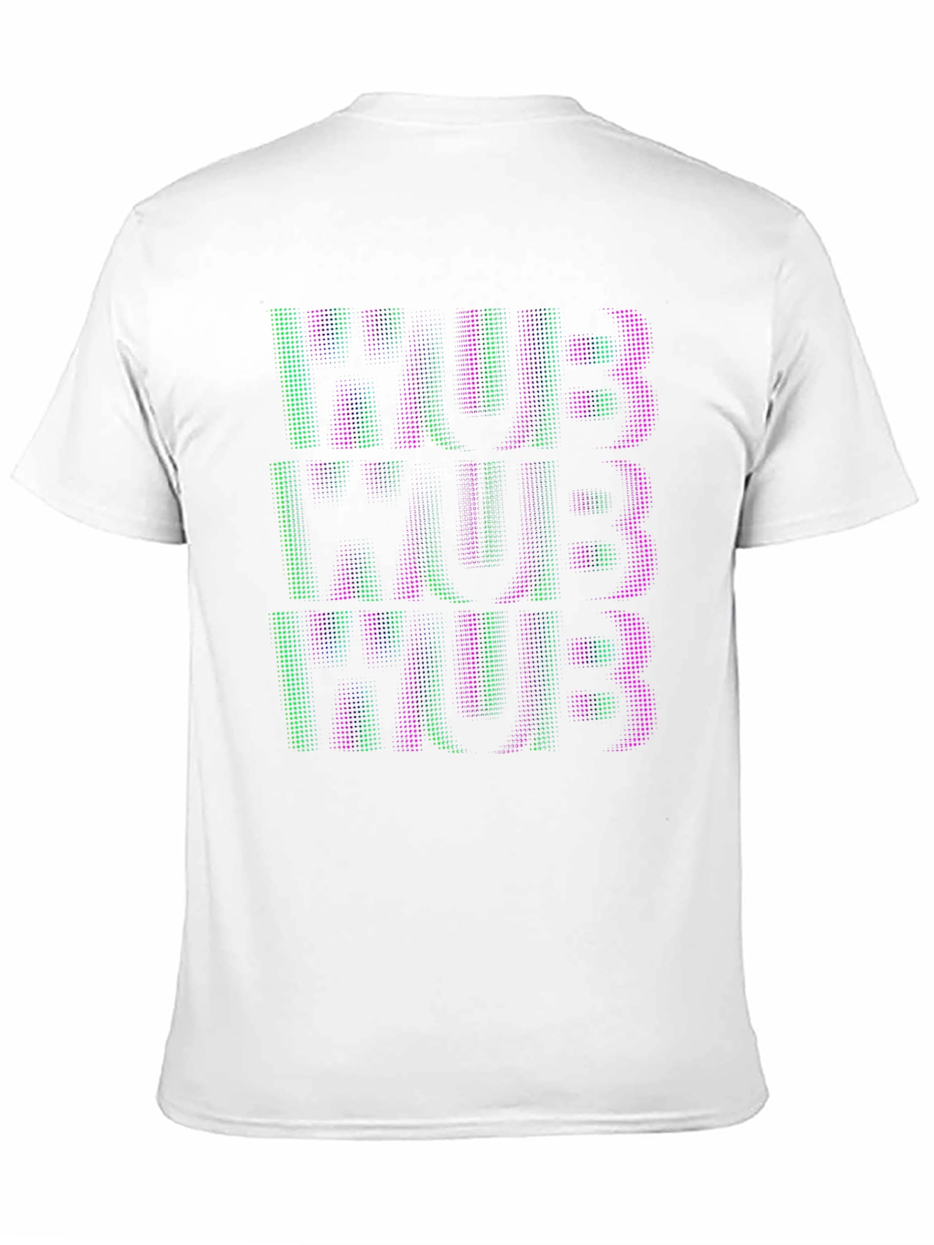 HUB Text Graphic T-Shirt - Unique Design Tee