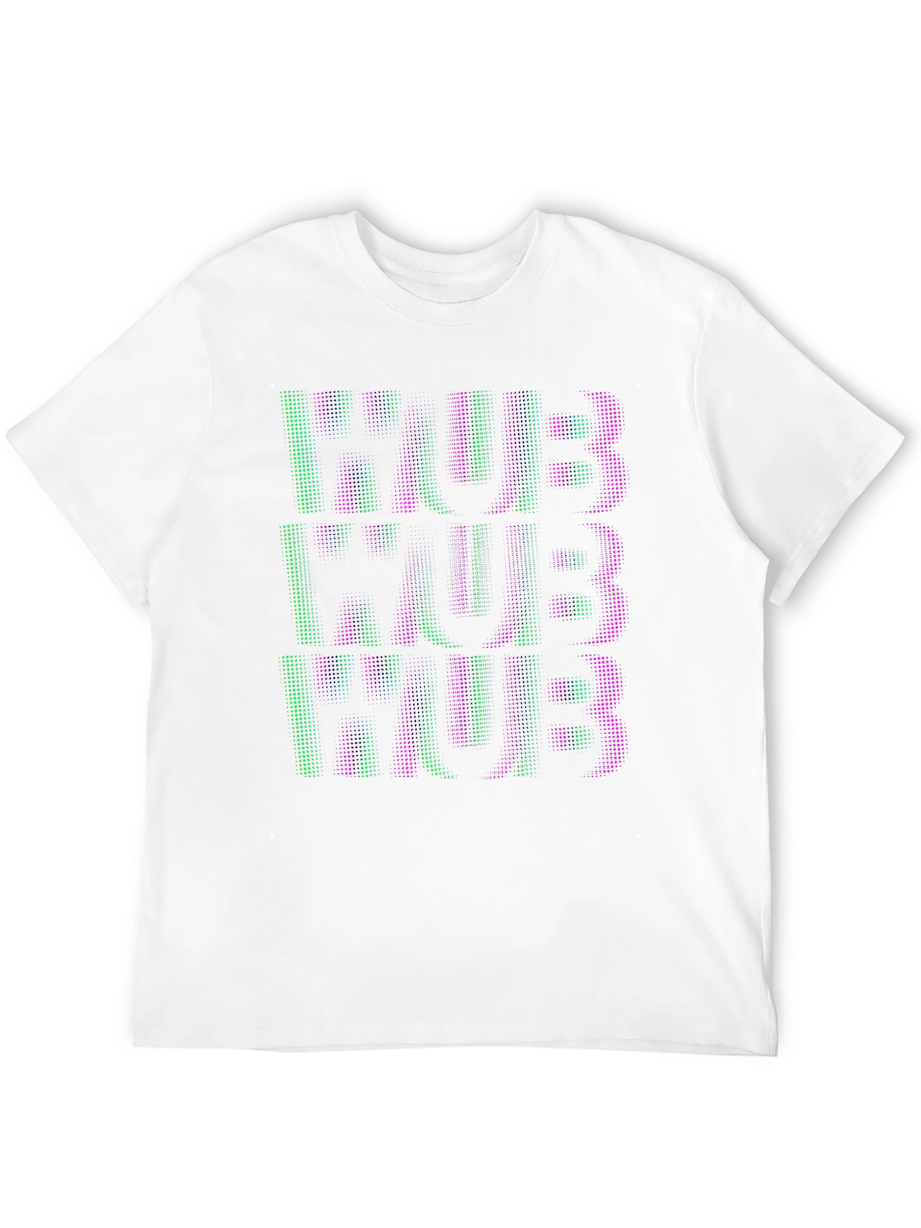 HUB Text Graphic T-Shirt - Unique Design Tee