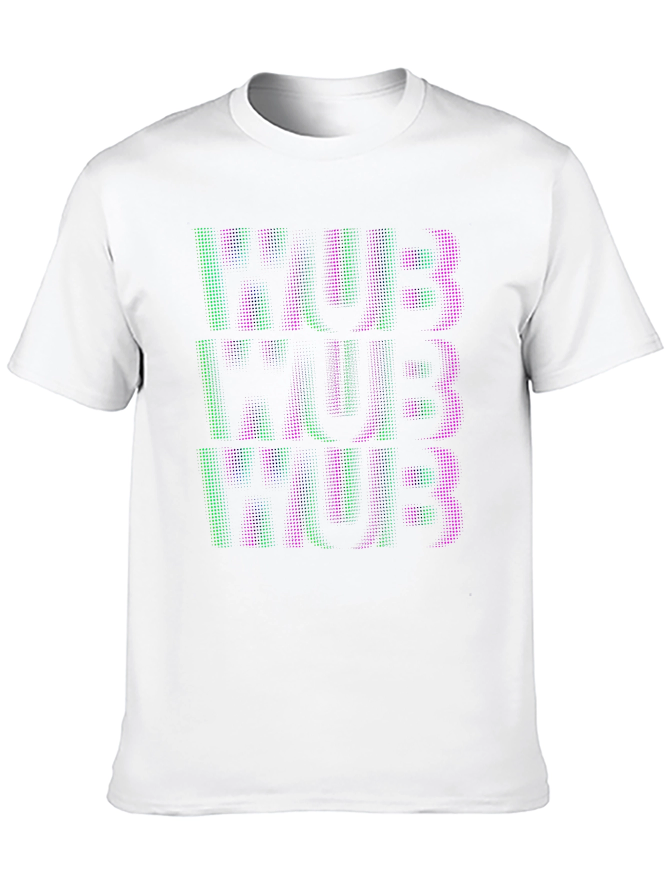 HUB Text Graphic T-Shirt - Unique Design Tee