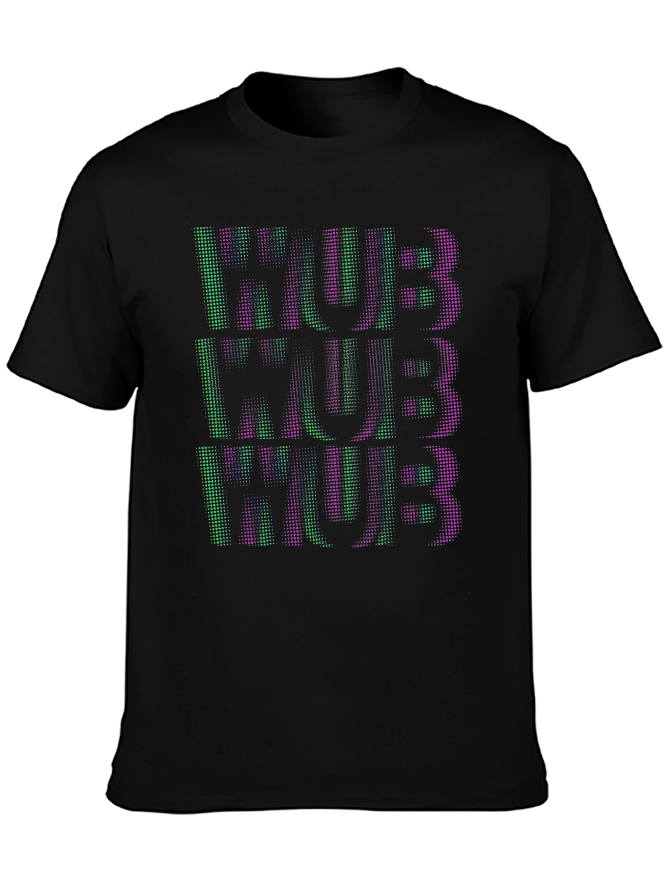 HUB Text Graphic T-Shirt - Unique Design Tee