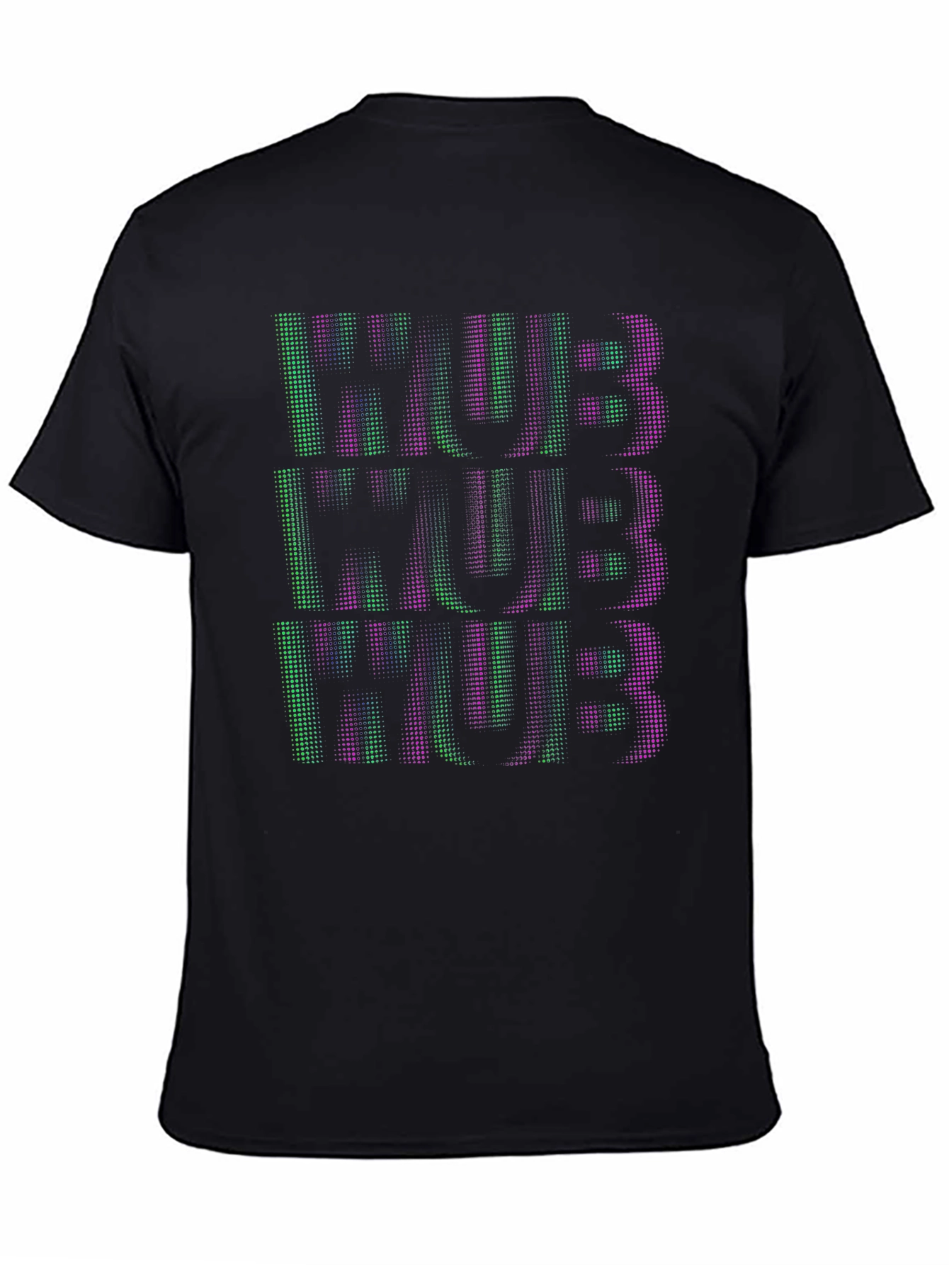 HUB Text Graphic T-Shirt - Unique Design Tee
