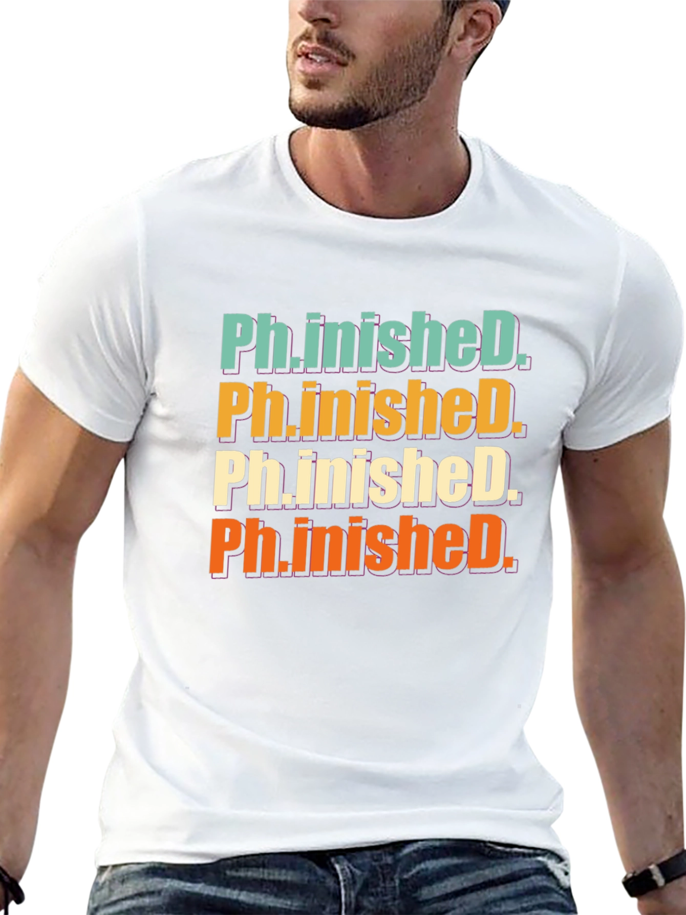 Ph.inished. Graphic T-Shirt - Graduation Gift