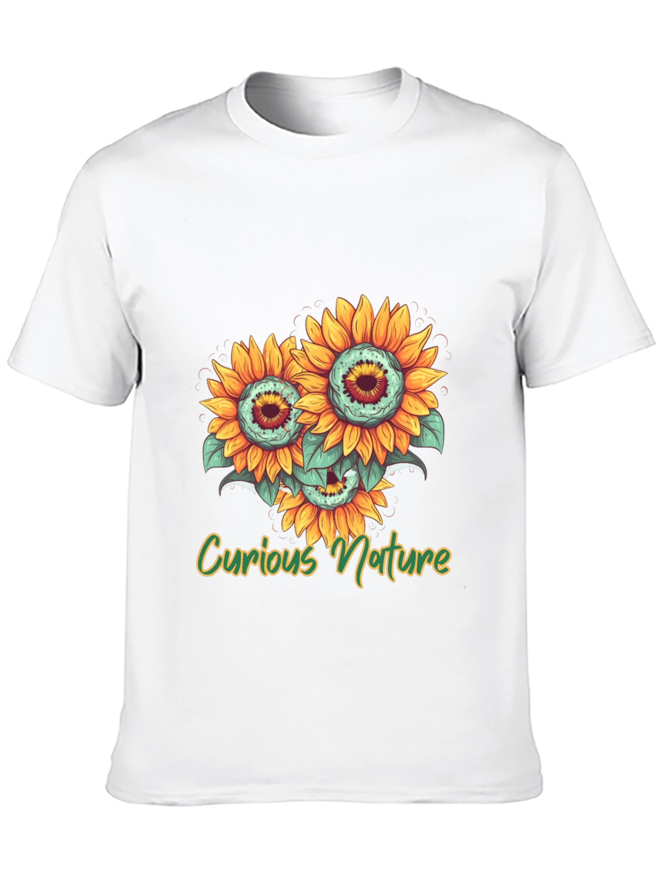 Curious Nature Sunflower Graphic T-Shirt