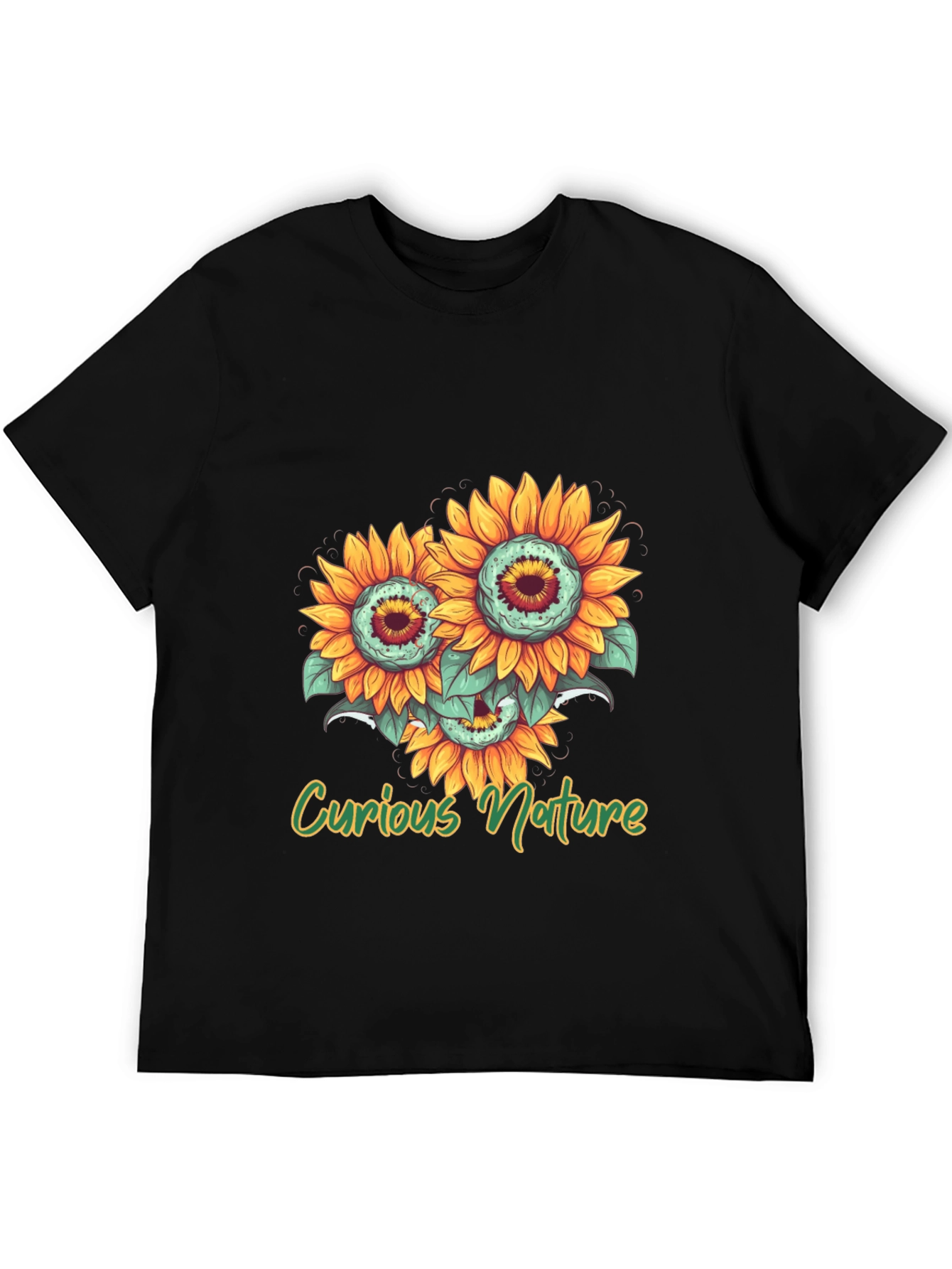 Curious Nature Sunflower Graphic T-Shirt