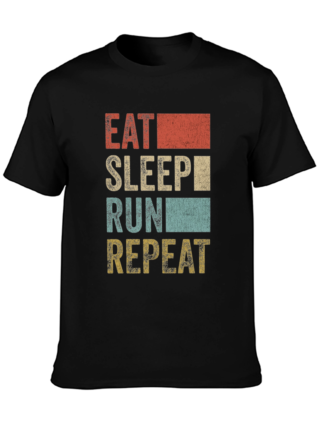 Eat Sleep Run Repeat T-Shirt - Running Lifestyle Tee
