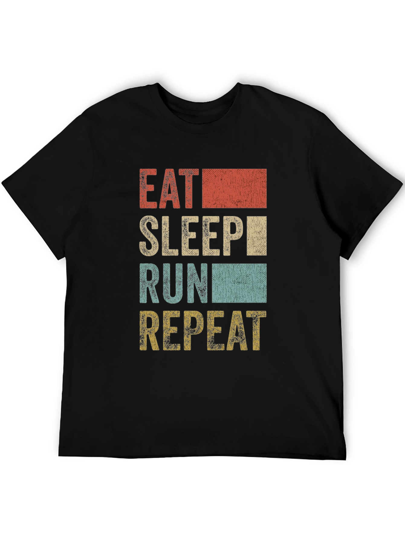 Eat Sleep Run Repeat T-Shirt - Running Lifestyle Tee