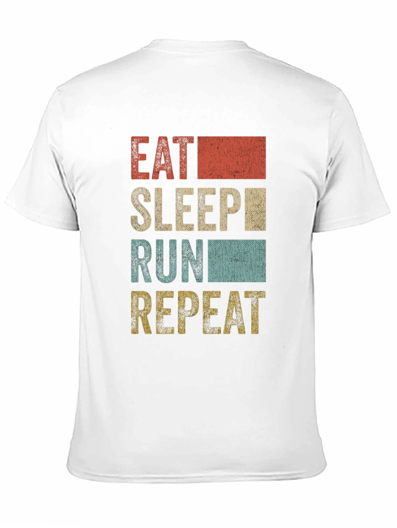 Eat Sleep Run Repeat T-Shirt - Running Lifestyle Tee