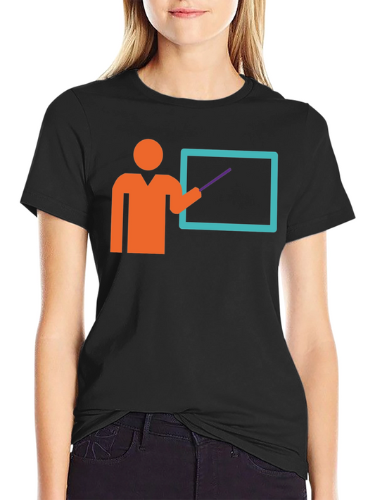 Teacher Graphic Tee - Black