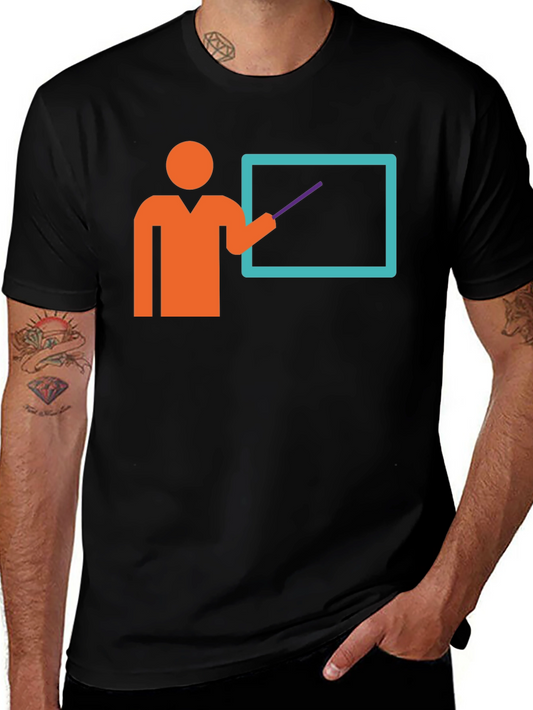 Teacher Graphic Tee - Black