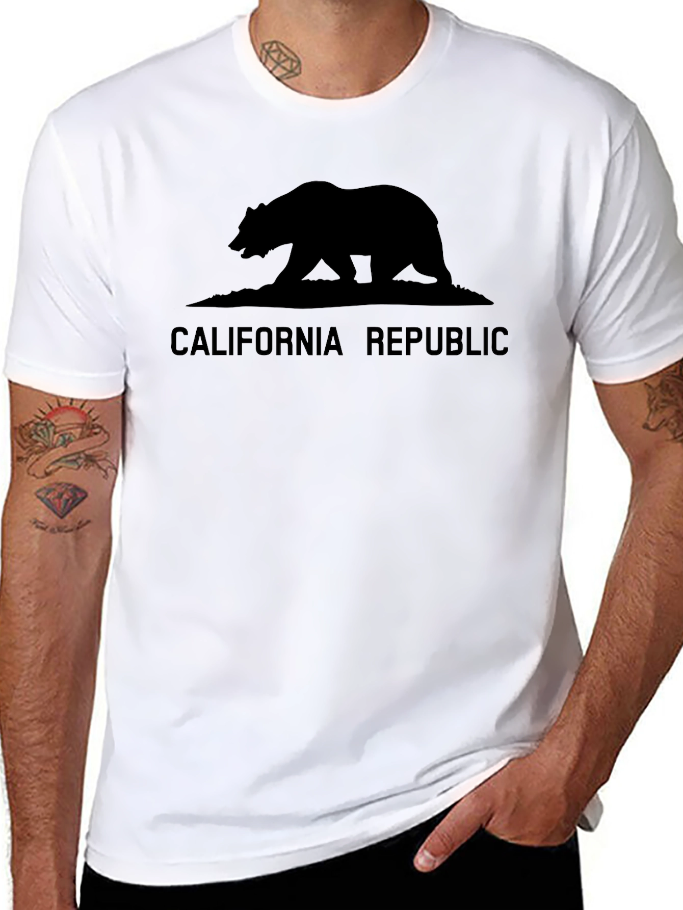 California Republic Bear T-Shirt