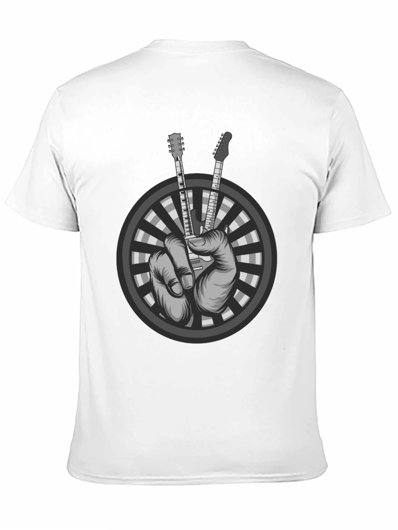 Rock On Guitar Hand Gesture T-Shirt